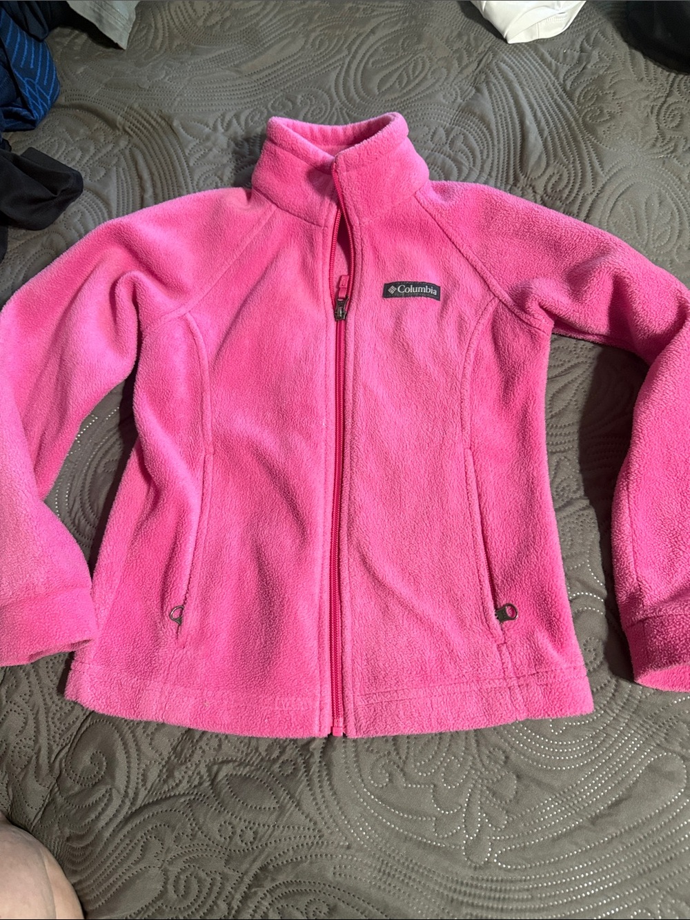 Columbia Girls' Pink Fleece Jacket